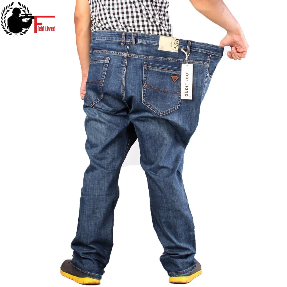 2019 Mens Full Length Retro Jeans Pants Men Casual Straight Fitness Denim Trousers Male Designer Plus Big Size 42 44 46 48 50 52
2019 Mens Full Length Retro Jeans Pants Men Casual Straight Fitness Denim Trousers Male Designer Plus Big Size 42 44 46 48 50 52