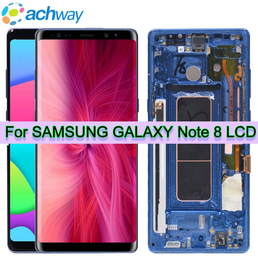 ЖК-дисплей 6,3 дюйма для SAMSUNG GALAXY Note 8, дисплей с сенсорным экраном и дигитайзером в сборе, Замена для SAMSUNG Note 8, ЖК-дисплей, протестирован
ЖК-дисплей 6,3 дюйма для SAMSUNG GALAXY Note 8, дисплей с сенсорным экраном и дигитайзером в сборе, Замена для SAMSUNG Note 8, ЖК-дисплей, протестирован