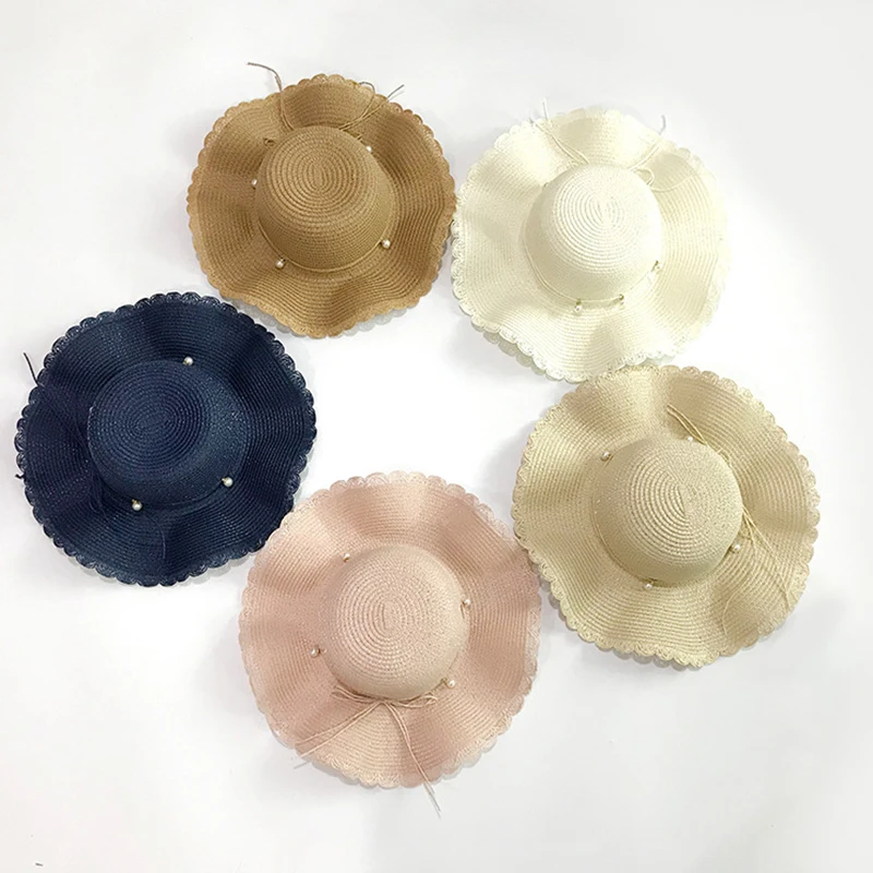 Straw Hat Summer Dome Seaside Pearl Wide Side Panamanian style Vacation Folding Wavy Side Sun Hat Casual Beach Hat Women
Straw Hat Summer Dome Seaside Pearl Wide Side Panamanian style Vacation Folding Wavy Side Sun Hat Casual Beach Hat Women