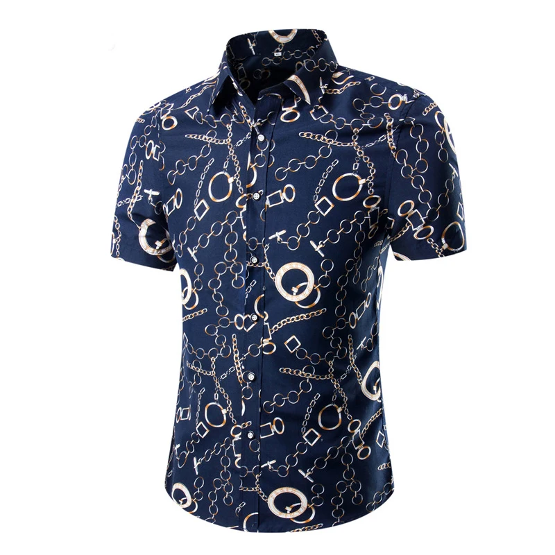 3D Printing Men Shirts Camisa Social Masculina Casual Shirt Camisas Masculino Tommis Mens Boy Short Sleeve Shirts Slim Fit Shirt
