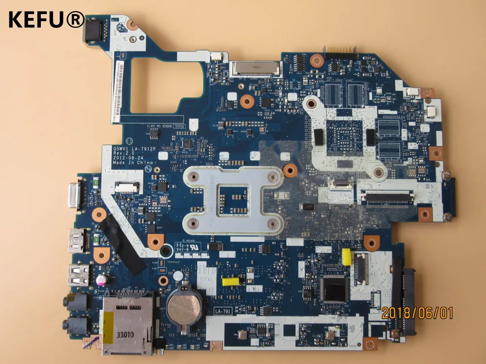 KEFU laptop motherboard For ACER E1-571G V3-571G For Gateway NV56R Q5WV1 LA-7912P HM70 REV:2.0 DDR3 Fully work & 100% Tested
KEFU laptop motherboard For ACER E1-571G V3-571G For Gateway NV56R Q5WV1 LA-7912P HM70 REV:2.0 DDR3 Fully work & 100% Tested