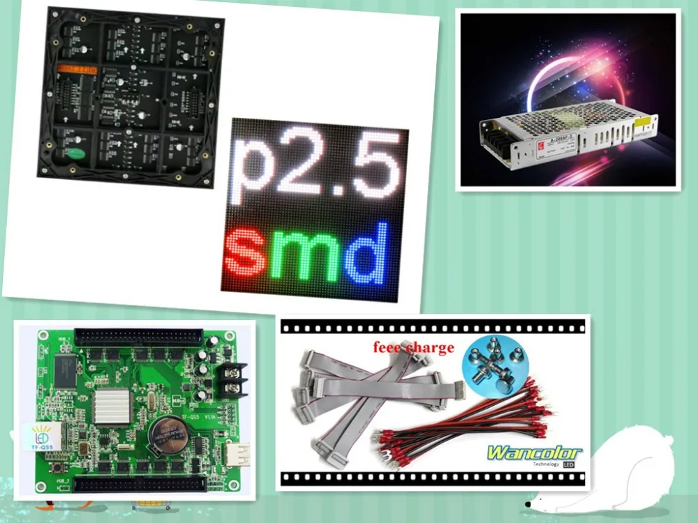 free shipping DIY LED display 10 pcs P2.5 indoor SMD Led Module (160*160mm)+RGB asynchronous led controller+power supply
free shipping DIY LED display 10 pcs P2.5 indoor SMD Led Module (160*160mm)+RGB asynchronous led controller+power supply