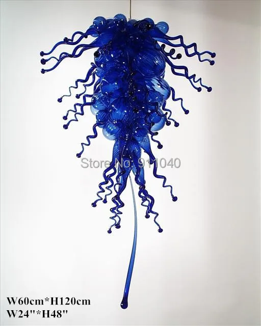Free Shipping Cobalt Blue Murano Glass Led Lighting