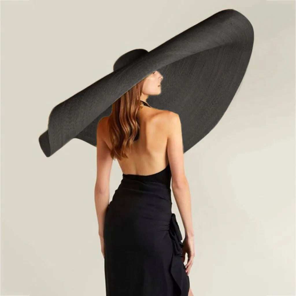 Fashion Large Wide Straw Caps Brim Sun Hat Summer Beach Anti-UV Sun Protection Foldable Large Cover Cap sombrero mujer 2019
Fashion Large Wide Straw Caps Brim Sun Hat Summer Beach Anti-UV Sun Protection Foldable Large Cover Cap sombrero mujer 2019