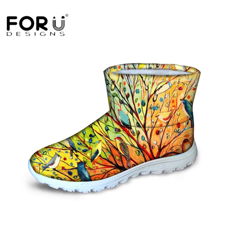 FORUDESIGNS 3D Hand Painted Style Boots Fashion Women Winter Warm Snow Boots Ladies Girls Waterproof Rain Boot Shoes Botas Mujer
FORUDESIGNS 3D Hand Painted Style Boots Fashion Women Winter Warm Snow Boots Ladies Girls Waterproof Rain Boot Shoes Botas Mujer
