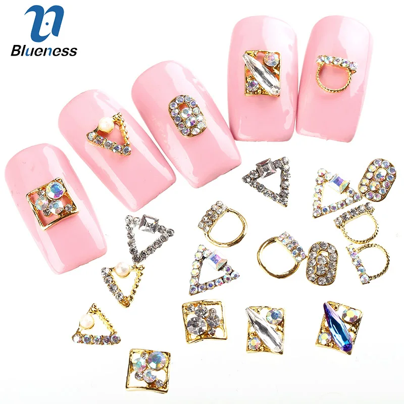 Blueness 10PCS/lot Nail Jewelry Crystals Rhinestones 3D Art Decoratin Alloy Nail Top-level Zircon Drill Manicure Diamond
Blueness 10PCS/lot Nail Jewelry Crystals Rhinestones 3D Art Decoratin Alloy Nail Top-level Zircon Drill Manicure Diamond