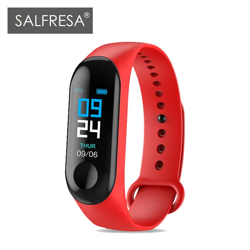 M3 Bluetooth Sport Smart Wristband Blood Pressure Heart Rate Monitor Smart Band M3 Fitness Tracker Pedometer Band for Men Women
M3 Bluetooth Sport Smart Wristband Blood Pressure Heart Rate Monitor Smart Band M3 Fitness Tracker Pedometer Band for Men Women