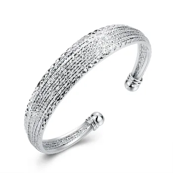 Original 925 Silver Bracelets Women Classic Silver Open Flower Line Bracelet 2018 New Fashion For Women And Men Bracelet Bangles
Original 925 Silver Bracelets Women Classic Silver Open Flower Line Bracelet 2018 New Fashion For Women And Men Bracelet Bangles