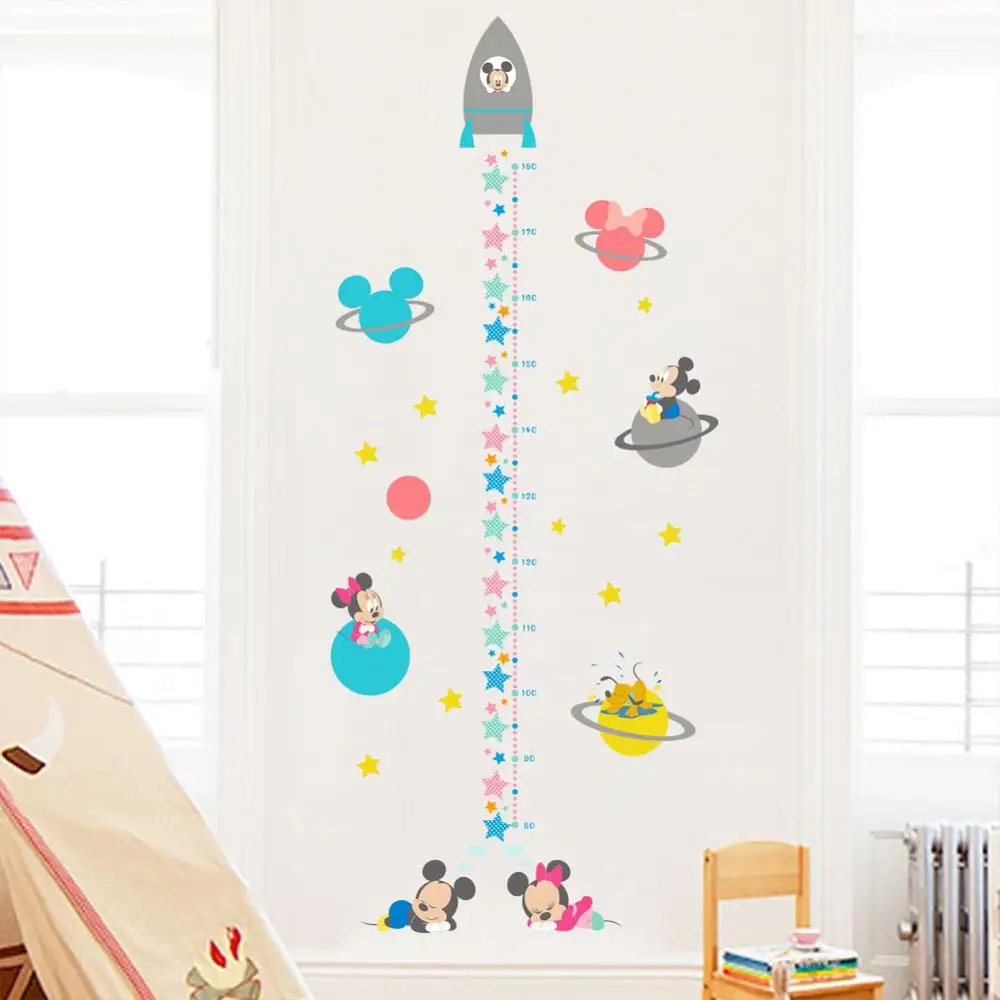 Фото Disney cute cartoon children's room stickers Kindergarten height Mickey star | Игрушки и хобби