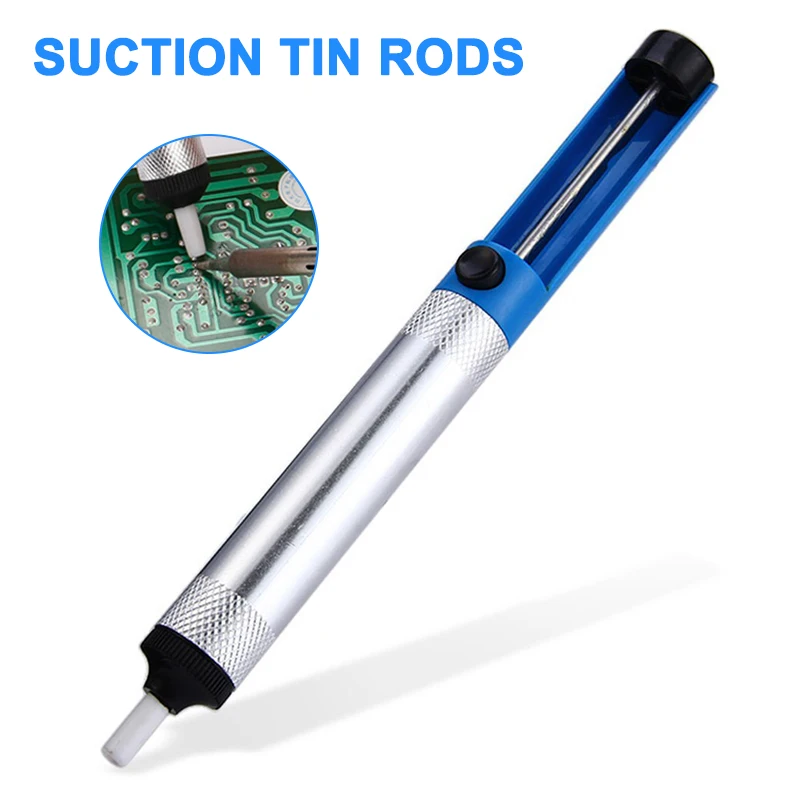 

Aluminum Alloy Solder Sucker Desoldering Pump Tool Removal Vacuum Soldering Iron Desolver SLC88