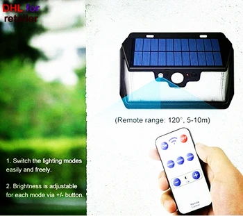 55 LED 900lm Solar Light remote control radar smart 3 side lighting Waterproof engergy savin IP cam street wall lamp yard camp
55 LED 900lm Solar Light remote control radar smart 3 side lighting Waterproof engergy savin IP cam street wall lamp yard camp