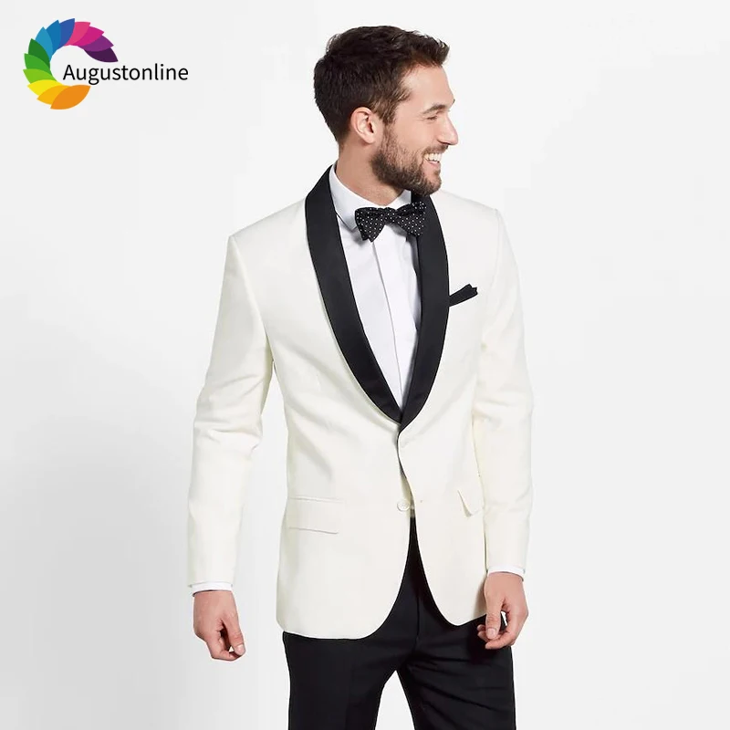 Ivory Shawl Lapel Men Suit Wedding Suits For Man Prom Blazer Slim Fit Casual Tailored Tuxedo Best Man 2 Pieces Terno Masculino
Ivory Shawl Lapel Men Suit Wedding Suits For Man Prom Blazer Slim Fit Casual Tailored Tuxedo Best Man 2 Pieces Terno Masculino