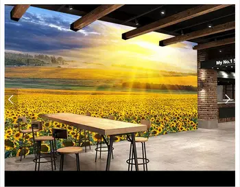 3D photo wallpaper custom 3d wall tv wallpaper murals Golden sunflower sunshine KTV bar setting wall living room decoration
3D photo wallpaper custom 3d wall tv wallpaper murals Golden sunflower sunshine KTV bar setting wall living room decoration