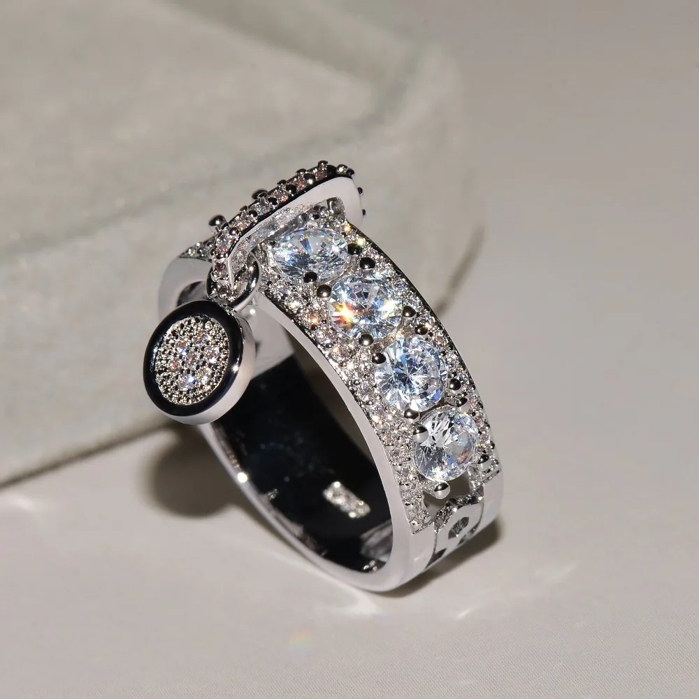 Luxury White Zircon Engagement Ring Vintage Rose Gold Filled Wedding Rings For Women Fashion Jewelry
Luxury White Zircon Engagement Ring Vintage Rose Gold Filled Wedding Rings For Women Fashion Jewelry