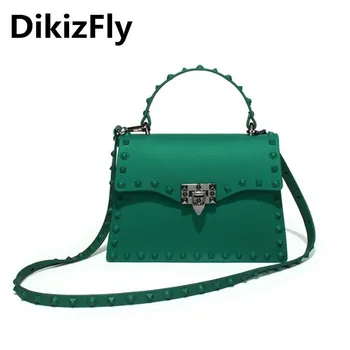 DikizFly 2019 Brand Fashion Designer Women Messenger Bags Luxury Handbags Women Bag Jelly Bags PVC Rivet Shoulder Bag Lady purse
DikizFly 2019 Brand Fashion Designer Women Messenger Bags Luxury Handbags Women Bag Jelly Bags PVC Rivet Shoulder Bag Lady purse
