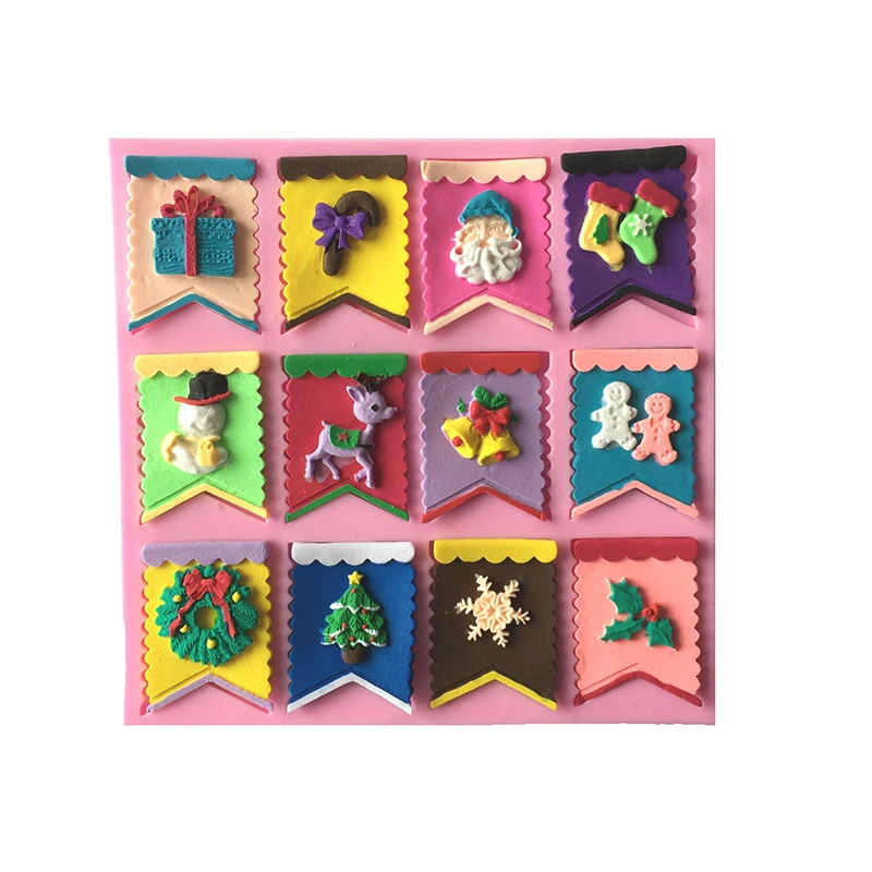 New Christmas Shape silicone molds Fondant Cake Decoration Sugar Craft Tools baking tools cake E087
New Christmas Shape silicone molds Fondant Cake Decoration Sugar Craft Tools baking tools cake E087