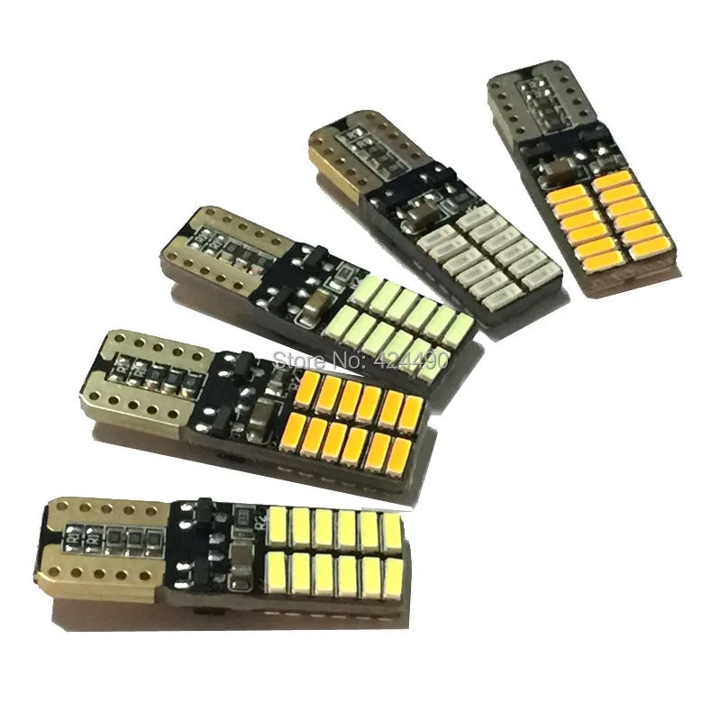 100 x T10 194 W5W Car LED Lamp 12V Auto Lampada Bulb Parking Lights 5W5 Canbus T10 W2.1x9.5D 4014 24SMD dc 12V Error Free
100 x T10 194 W5W Car LED Lamp 12V Auto Lampada Bulb Parking Lights 5W5 Canbus T10 W2.1x9.5D 4014 24SMD dc 12V Error Free