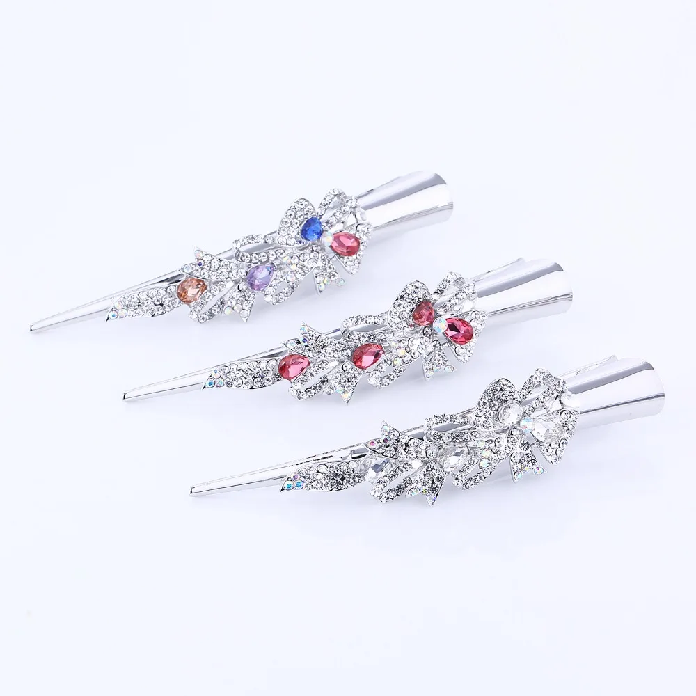 Stunning Top Fashion Metal Filigree Crystal Diamante Ibis Type Barrette Clip For Women Silver Plated Accessories Hot Sale 2017
Stunning Top Fashion Metal Filigree Crystal Diamante Ibis Type Barrette Clip For Women Silver Plated Accessories Hot Sale 2017