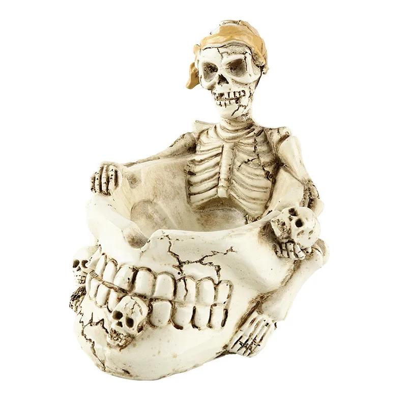 Creative Resin Craft Skull Statue&Sculpture Ornament Ashtray Home Decoration Accessories Bar Decoration Resin Skull Ashtray
Creative Resin Craft Skull Statue&Sculpture Ornament Ashtray Home Decoration Accessories Bar Decoration Resin Skull Ashtray