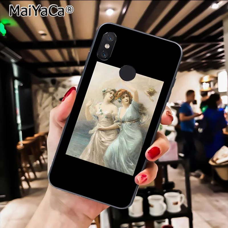 Funny Oil painting Made Art of the selfie