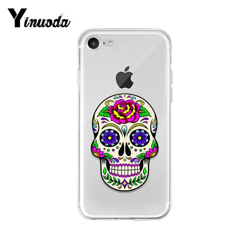Fashion Retro Style Flower Skull