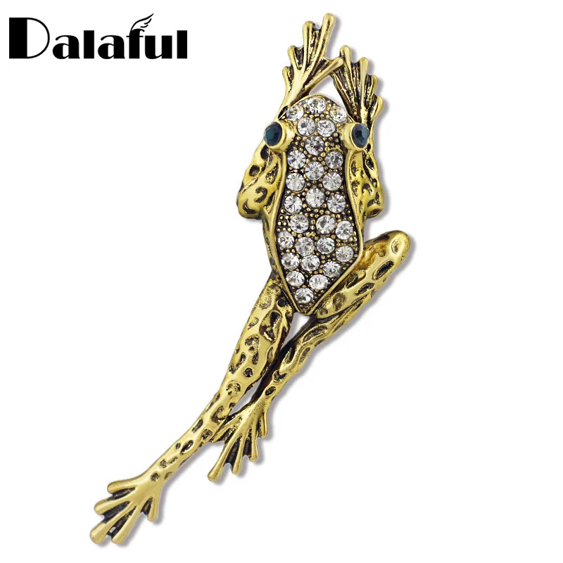 Unique Bronze Frog Toad Crystal Auspicious Brooches for Women Men Animal Cool Pins Brooch Z008
Unique Bronze Frog Toad Crystal Auspicious Brooches for Women Men Animal Cool Pins Brooch Z008