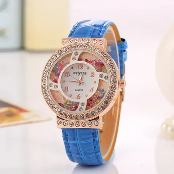 2018 new diamond-encrusted digital dial leather strap casual fashion exquisite precision high-end luxury women's quartz watch 
2018 new diamond-encrusted digital dial leather strap casual fashion exquisite precision high-end luxury women's quartz watch