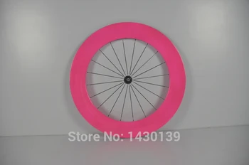 1pair New 700C 88mm tubular rim Road bicycle carbon wheelset full carbon bike wheelset with hub+aero spoke+skewer pink Free ship
1pair New 700C 88mm tubular rim Road bicycle carbon wheelset full carbon bike wheelset with hub+aero spoke+skewer pink Free ship