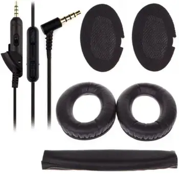 Eastvita Replacement Ear Pads Cushion + Extension 3.5mm Audio Cable Cord + Wired Earpads Headband for Bose QC15 QC2 Earphone
Eastvita Replacement Ear Pads Cushion + Extension 3.5mm Audio Cable Cord + Wired Earpads Headband for Bose QC15 QC2 Earphone