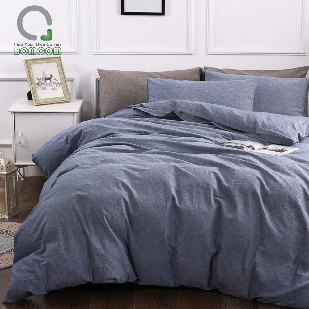 BOMCOM 100% Linen Duvet Cover Set 3 Piece Bedding set Natural Soft Linen Stone Washed Casual Modern Style Laguna Blue
BOMCOM 100% Linen Duvet Cover Set 3 Piece Bedding set Natural Soft Linen Stone Washed Casual Modern Style Laguna Blue