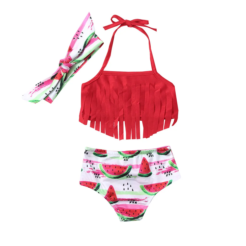 2019 Children's Swimsuit Kids Baby Girls Tassel Watermelon Print Summer Beach Swimwear Outfits Set
2019 Children's Swimsuit Kids Baby Girls Tassel Watermelon Print Summer Beach Swimwear Outfits Set