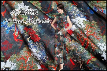 Thickening Elastic Inkjet Prints Satin Dress Silk Fabric for DIY Silk Dress lycra tissu Fashion Design telas bazin riche getzner
Thickening Elastic Inkjet Prints Satin Dress Silk Fabric for DIY Silk Dress lycra tissu Fashion Design telas bazin riche getzner