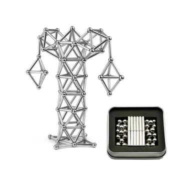 36PCS Magnetic Sticks & 27PCS Steel Balls Toy Innovative Buckyballs Metal Sticks Magnetic Constructor Toys for Building Models
36PCS Magnetic Sticks & 27PCS Steel Balls Toy Innovative Buckyballs Metal Sticks Magnetic Constructor Toys for Building Models