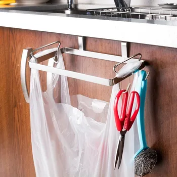 Hangable garbage rack 304 stainless steel kitchen trash can cabinet door rack storage garbage bag shelf bracket hook door ledge
Hangable garbage rack 304 stainless steel kitchen trash can cabinet door rack storage garbage bag shelf bracket hook door ledge