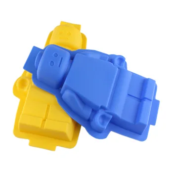 Single Lego Mold robot shape silicone cake mold creative smile silicone ice model Decorating Baking Tools
Single Lego Mold robot shape silicone cake mold creative smile silicone ice model Decorating Baking Tools
