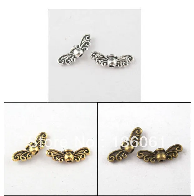Vintage Silver/Gold /Bronze Charms Angel Wing Spacer Beads For Women Bracelet Jewelry Pendant 4x14mm Accessories Gifts 300pcs
Vintage Silver/Gold /Bronze Charms Angel Wing Spacer Beads For Women Bracelet Jewelry Pendant 4x14mm Accessories Gifts 300pcs