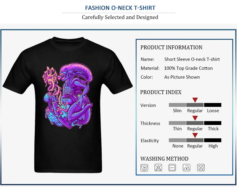 T-shirts 3D Printed Short Sleeve Fashion Crew Neck 100% Cotton Tops Tees Normal Summer Autumn ALIEN PINUP Tee-Shirts for Men ALIEN PINUP