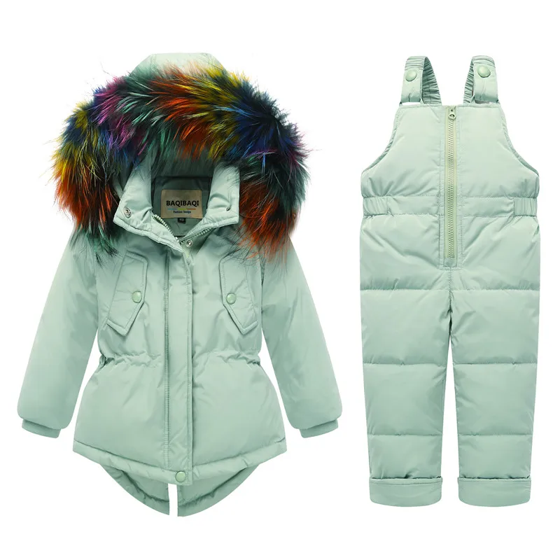Baby Down Ski Suit Set Baby Girls Big Fur Collar Hooded White Duck Down Sets Baby Boys Russia Winter Warm Clothing Set
Baby Down Ski Suit Set Baby Girls Big Fur Collar Hooded White Duck Down Sets Baby Boys Russia Winter Warm Clothing Set