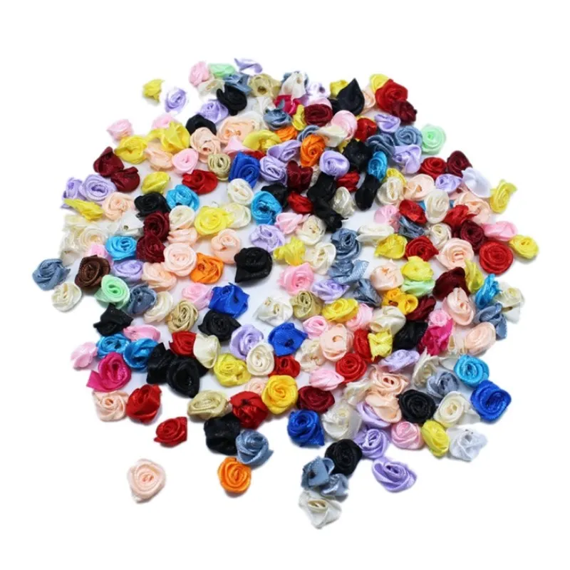 50/100pcs Mini Handmade Satin Rose Flower Head Ribbon Fabric Flower Bow Appliques Wedding Decoration DIY Craft Sewing Accessorie
50/100pcs Mini Handmade Satin Rose Flower Head Ribbon Fabric Flower Bow Appliques Wedding Decoration DIY Craft Sewing Accessorie