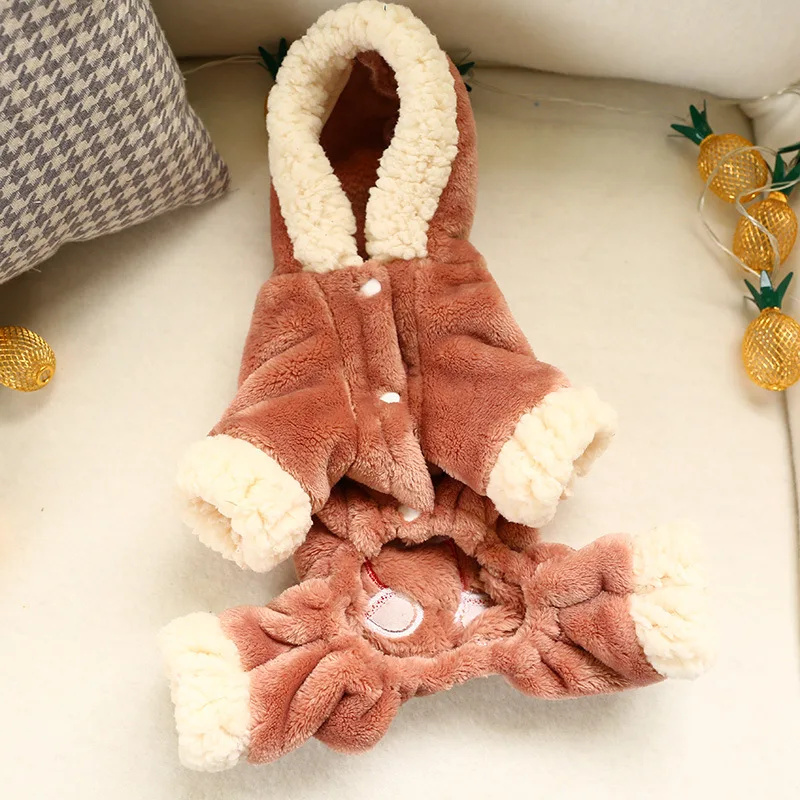 Warm Dog Clothes Winter Thicken Warm Pet Clothing Puppy Costume Chihuahua Pomeranian Poodle Bichon Schnauzer Dog Coat Jumpsuit
Warm Dog Clothes Winter Thicken Warm Pet Clothing Puppy Costume Chihuahua Pomeranian Poodle Bichon Schnauzer Dog Coat Jumpsuit