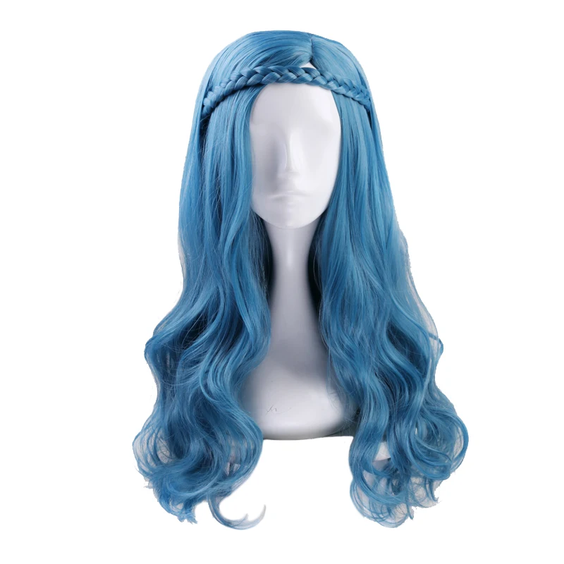 Descendants 2 Evie Blue Green Mix Long Wavy Wig Cosplay Costume Women Synthetic Hair Halloween Party Wigs
Descendants 2 Evie Blue Green Mix Long Wavy Wig Cosplay Costume Women Synthetic Hair Halloween Party Wigs