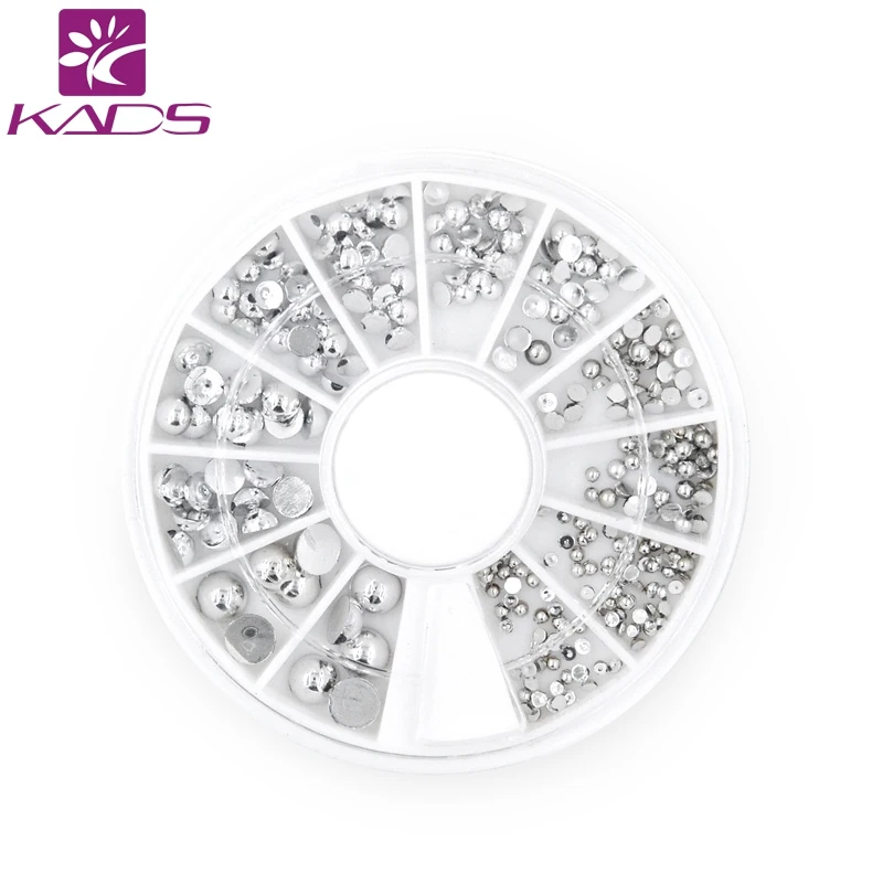 KADS New Arrival Silver Pearl Rhinestone Flat Bottom Semicircle Round Decor Accessory Nail Art Rhinestone Wheel Nail Rhinestone
KADS New Arrival Silver Pearl Rhinestone Flat Bottom Semicircle Round Decor Accessory Nail Art Rhinestone Wheel Nail Rhinestone