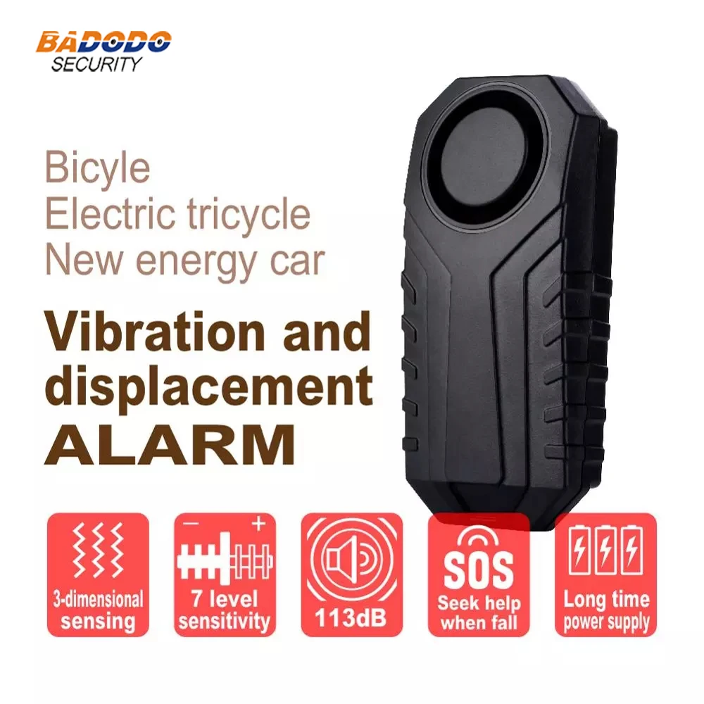 Bicycle Lock Anti-theft anti-lost Wireless Remote Control Vibration detector sensor alarm for electric bicycle motorcycle
Bicycle Lock Anti-theft anti-lost Wireless Remote Control Vibration detector sensor alarm for electric bicycle motorcycle