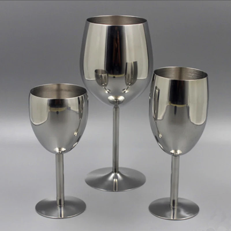 2Pcs Classical Wine Glasses Stainless Steel 18/8 Wineglass Bar Wine Glass Champagne Cocktail Drinking Cup Charms Party Supplies
2Pcs Classical Wine Glasses Stainless Steel 18/8 Wineglass Bar Wine Glass Champagne Cocktail Drinking Cup Charms Party Supplies