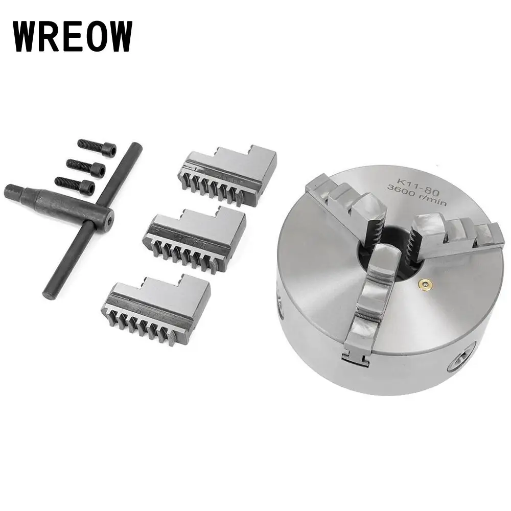New 3" 3 Jaw Lathe Chuck K11-80 K11 80 80mm Manual Chuck Self-centering Lathe Parts Diy Metal Lathe Accessories
New 3" 3 Jaw Lathe Chuck K11-80 K11 80 80mm Manual Chuck Self-centering Lathe Parts Diy Metal Lathe Accessories