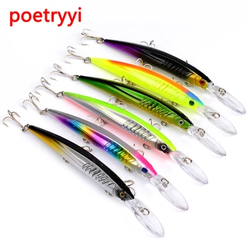 POETRYYI minnow lure sea freshwater fishing trout lure hard bait 15.2cm 12.55g more solid body mustad hook 30
POETRYYI minnow lure sea freshwater fishing trout lure hard bait 15.2cm 12.55g more solid body mustad hook 30