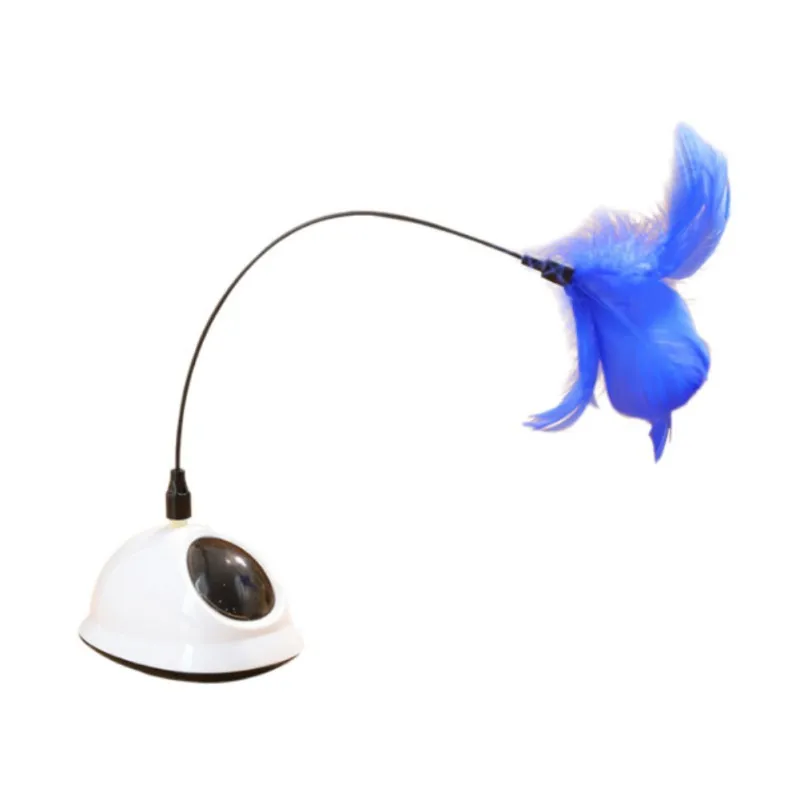 Cat Interactive Tumbler Ball Degree Self Rotating Ball Automatic Led Light Entertainment Exercise Cat Toy With Feather
Cat Interactive Tumbler Ball Degree Self Rotating Ball Automatic Led Light Entertainment Exercise Cat Toy With Feather