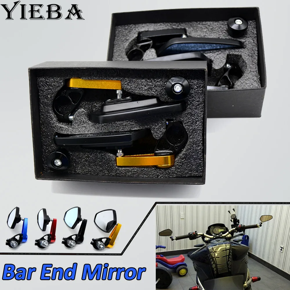 Universal 7/8"" 22mm Motorcycle bar end mirror Side Rearview Mirrors handlebar grips Rear view Mirrors
Universal 7/8"" 22mm Motorcycle bar end mirror Side Rearview Mirrors handlebar grips Rear view Mirrors