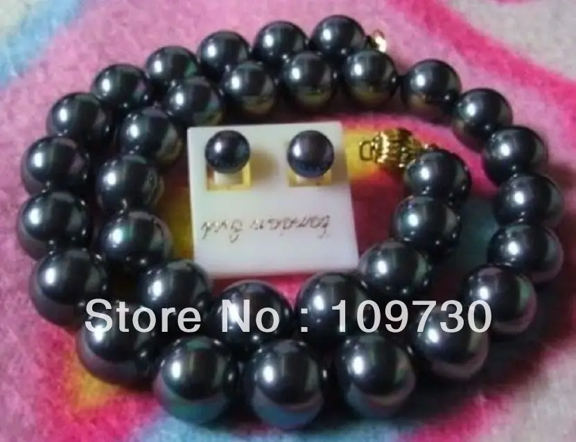 Jewelry 00338 HUGE 11-12MM 18" 14k TAHITIAN BLACK Blue PEARL NECKLACE EARRING (A0513)
Jewelry 00338 HUGE 11-12MM 18" 14k TAHITIAN BLACK Blue PEARL NECKLACE EARRING (A0513)