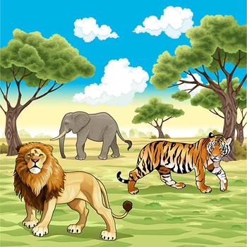 Baby Shower African Jungle Safari Zoo Animals Tiger Elephant photo backdrop Vinyl cloth wall Backgrounds
Baby Shower African Jungle Safari Zoo Animals Tiger Elephant photo backdrop Vinyl cloth wall Backgrounds